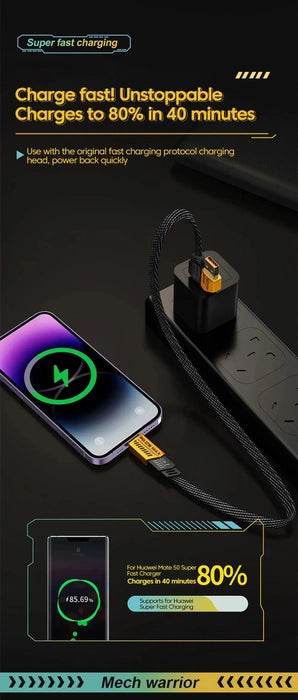5-in-1 Multifunction USB Charging Cable 65W