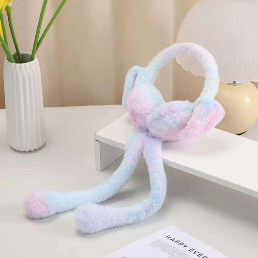Premium Kids Plush Bunny Earmuffs - 1Pc