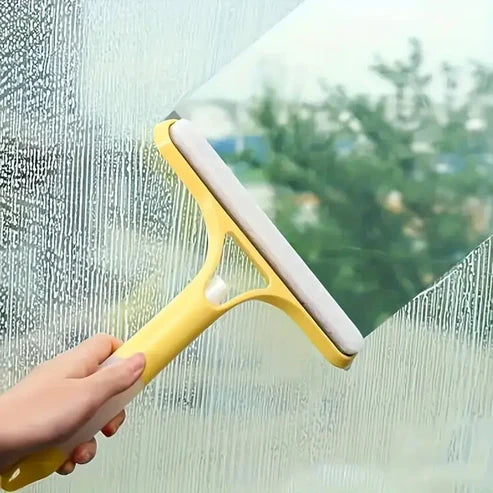 AquaSwipe™ 3-in-1 Window Spray Cleaner & Squeegee